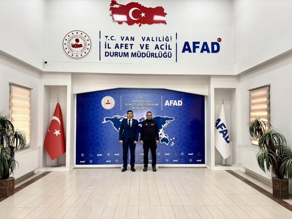 Meteoroloji Van 14. Bölge Müdürü Sn. Atakan Çelebi, İl Müdürümüz Mehmet Ulutaş'a Veda Ziyareti Gerçekleştirdi.